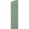 Ekena Millwork Americraft 4-Board (2 Batten) Wood Joined Board-n-Batten Shutters w/Ellipt Top, ARW101BE414X77TGH, PR ARW101BE414X77TGH - alternate 4